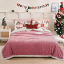 Axooms Fluffy Sherpa Blanket, Warm 200 x 230 cm, Thick Oversized XXL Throw Blanket, Soft Large Fleece Blanket for Sofa, Bed and Couch, Winter Blanket