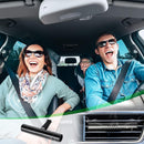 Axooms 2-Pack Car Air Freshener Vent Clips with 10 Refill Sticks, Cylindrical Essential Oil Diffusers