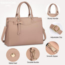 Axooms Women's 15.6-Inch Water-Resistant PU Leather Laptop Tote Bag for Work and Office