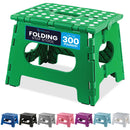Handy Laundry Folding Step Stool 9 Inch, Black, Non-Slip Holds 300 lbs | 9 Inch, Black, Foldable Collapsible Step Stool, Non-Slip, Holds 300 lbs, Kitchen Bathroom Bedroom, Adults