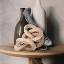 Axooms Wooden Decorative Chain - 5 Link, Home, Office & Party Decor (White)