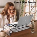 Axooms 20.3-Inch Clear Acrylic Monitor Stand with Storage