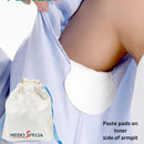 Axooms Underarm Sweat Pads for Women, Breathable and Deodorizing Sweat and Stain Protection, 7 Pairs