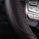Axooms Leather Steering Wheel Protection Cover , Non-Slip and Breathable Microfiber Protective Cover, Universal Fit for Most Cars (Beige)