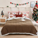 Axooms Fluffy Sherpa Blanket, Warm 200 x 230 cm, Thick Oversized XXL Throw Blanket, Soft Large Fleece Blanket for Sofa, Bed and Couch, Winter Blanket