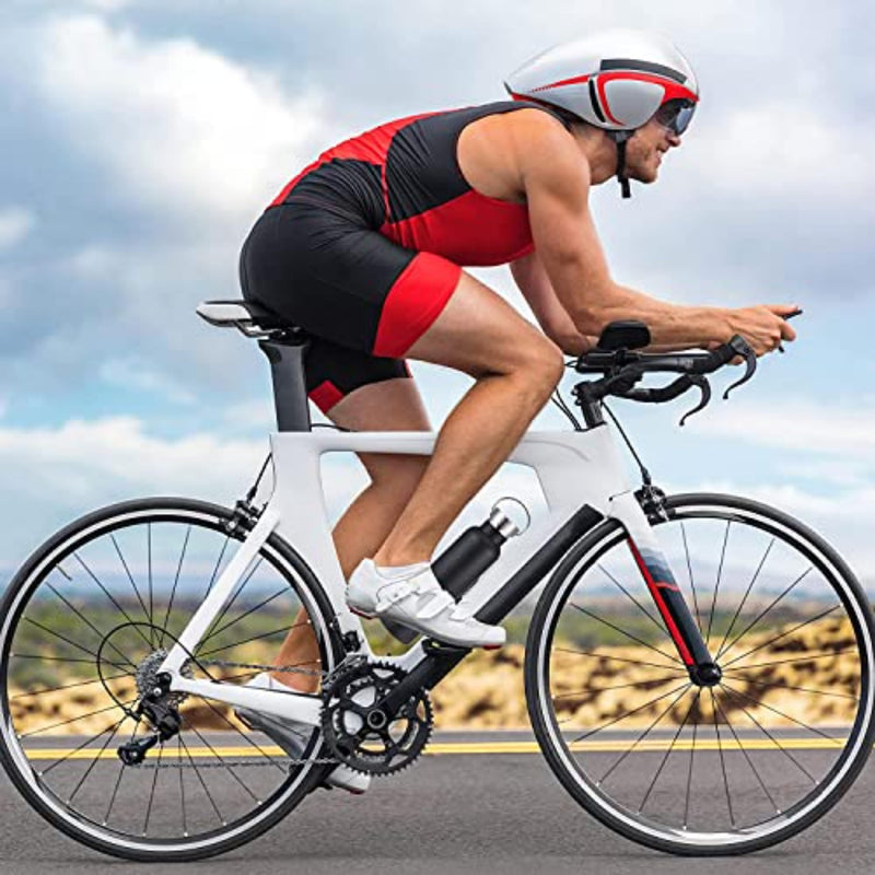 Sport Water Bottle Double Wall Insulated - Black
