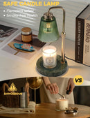 GODONLIF Candle Warmer Lamp with Timer, Birthday Gifts for Women Home Decor | 24h Cycle Timer Dimmable Wax Melt Warmer with 2 Bulbs, Fall Decor for Home Living Room Halloween Decorations Gifts for Mom