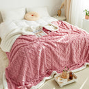Axooms Fluffy Sherpa Blanket, Warm 200 x 230 cm, Thick Oversized XXL Throw Blanket, Soft Large Fleece Blanket for Sofa, Bed and Couch, Winter Blanket