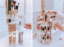 Axooms 360-Degree Rotating Clear Acrylic Makeup Organizer for Cosmetics, Makeup, and Essential Oils