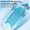 Axooms Foldable Baby Bath Seat for Newborns, Non-Slip Portable Infant Bath Support, Quick-Dry Mesh for Ages 0–12 Months (Blue)