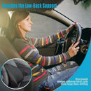 Axooms Car Seat Cushion for Driving – Comfortable Memory Foam Driver’s Seat Cushion with Back Support and Pain Relief for Car Travel and Long Trips (Black)