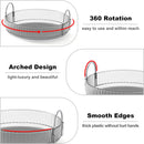 Axooms 360° Rotating Makeup Organizer for Bathroom Countertop, 3-Tier Cosmetic and Perfume Storage Shelf, Gold