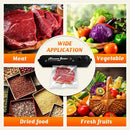 Axooms Electric 2-in-1 Food Storage Vacuum Sealer | Automatic Sealing Machine for Home Kitchen | Keeps Food Fresh with Wet & Dry Sealing System | Includes 10 Food Bags (Black - 1 Piece)