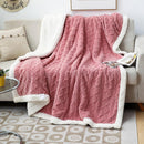 Axooms Fluffy Sherpa Blanket, Warm 200 x 230 cm, Thick Oversized XXL Throw Blanket, Soft Large Fleece Blanket for Sofa, Bed and Couch, Winter Blanket