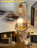 GODONLIF Candle Warmer Lamp with Timer, Birthday Gifts for Women Home Decor | 24h Cycle Timer Dimmable Wax Melt Warmer with 2 Bulbs, Fall Decor for Home Living Room Halloween Decorations Gifts for Mom