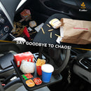 Axooms 2-in-1 Car Steering Wheel Desk | Laptop Tray with Pen Holder | Car Food Tray with Cup Holder | Multi-Purpose Travel Car Accessory