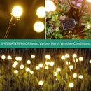Axooms Solar Outdoor Lights Waterproof - 8 Packs 64 LED Solar Garden Lights, Patio Decor, Yard Decor, Unique Gifts for Women, Grandma Gifts