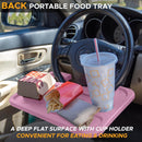 Axooms 2-in-1 Car Steering Wheel Desk | Laptop Tray with Pen Holder | Car Food Tray with Cup Holder | Multi-Purpose Travel Car Accessory