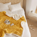 Axooms Fluffy Sherpa Blanket, Warm 200 x 230 cm, Thick Oversized XXL Throw Blanket, Soft Large Fleece Blanket for Sofa, Bed and Couch, Winter Blanket