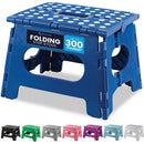 Handy Laundry Folding Step Stool 9 Inch, Black, Non-Slip Holds 300 lbs | 9 Inch, Black, Foldable Collapsible Step Stool, Non-Slip, Holds 300 lbs, Kitchen Bathroom Bedroom, Adults