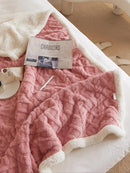 Axooms Fluffy Sherpa Blanket, Warm 200 x 230 cm, Thick Oversized XXL Throw Blanket, Soft Large Fleece Blanket for Sofa, Bed and Couch, Winter Blanket