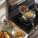 Axooms 9.4 Inch / 3.4L Deep Frying Pot – Japanese-Style Tempura Pot with Lid, 304 Stainless Steel, Temperature Control & Oil Drain Rack for Fries, Chicken & More