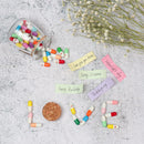 Axooms Capsule Letter Message in a Bottle - Cute Capsule Love Letter Gift for Friend/Girlfriend - Message Pills for Valentine's Day, Birthday, Mother's Day Gift (Mixed Colors 50 Pieces)