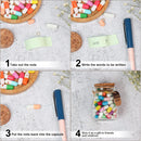 Axooms Capsule Letter Message in a Bottle - Cute Capsule Love Letter Gift for Friend/Girlfriend - Message Pills for Valentine's Day, Birthday, Mother's Day Gift (Mixed Colors 50 Pieces)