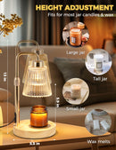GODONLIF Candle Warmer Lamp with Timer, Birthday Gifts for Women Home Decor | 24h Cycle Timer Dimmable Wax Melt Warmer with 2 Bulbs, Fall Decor for Home Living Room Halloween Decorations Gifts for Mom