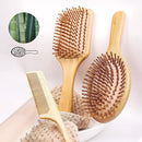 Axooms 3-Piece Natural Bamboo Hair Brush Set for Women, Men & Babies, Detangling Brushes for Wet, Dry, Curly, Thick & Straight Hair