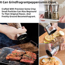 Axooms Salt & Pepper Grinder Set, Manual Refillable & Adjustable Pepper Mill, Professional Spice & Seed Grinder for Home, Kitchen & Outdoor Use (2-Pack)