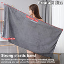 Axooms 1-Piece Microfiber Hair Drying Towel Wrap, Quick-Absorbing Anti-Frizz Turban with Button for Women's Long Wet Hair