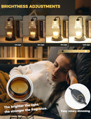 GODONLIF Candle Warmer Lamp with Timer, Birthday Gifts for Women Home Decor | 24h Cycle Timer Dimmable Wax Melt Warmer with 2 Bulbs, Fall Decor for Home Living Room Halloween Decorations Gifts for Mom
