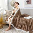 Axooms Fluffy Sherpa Blanket, Warm 200 x 230 cm, Thick Oversized XXL Throw Blanket, Soft Large Fleece Blanket for Sofa, Bed and Couch, Winter Blanket
