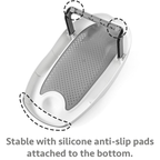 Axooms Foldable Baby Bath Seat – Soft Mesh, Quick-Dry & Non-Slip | Portable Infant Bath Support (0–12 Months)