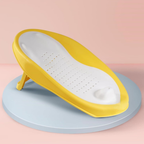 Axooms Foldable Baby Bath Seat – Soft Mesh, Quick-Dry & Non-Slip | Portable Infant Bath Support (0–12 Months)