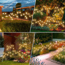 Axooms Solar Outdoor Lights Waterproof - 8 Packs 64 LED Solar Garden Lights, Patio Decor, Yard Decor, Unique Gifts for Women, Grandma Gifts