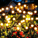 Axooms Solar Outdoor Lights Waterproof - 8 Packs 64 LED Solar Garden Lights, Patio Decor, Yard Decor, Unique Gifts for Women, Grandma Gifts