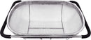 Axooms Stainless Steel Over-the-Sink Strainer Basket with Rubber Handles, Fine Mesh, Expandable Kitchen Colander
