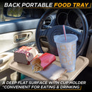 Axooms 2-in-1 Car Steering Wheel Desk | Laptop Tray with Pen Holder | Car Food Tray with Cup Holder | Multi-Purpose Travel Car Accessory