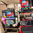 Axooms Car Seat Back Organizer, Backseat Protector with Touchscreen Tablet Holder, Kids' Car Organizer, Travel Accessories, 9 Pockets, 2-Pack